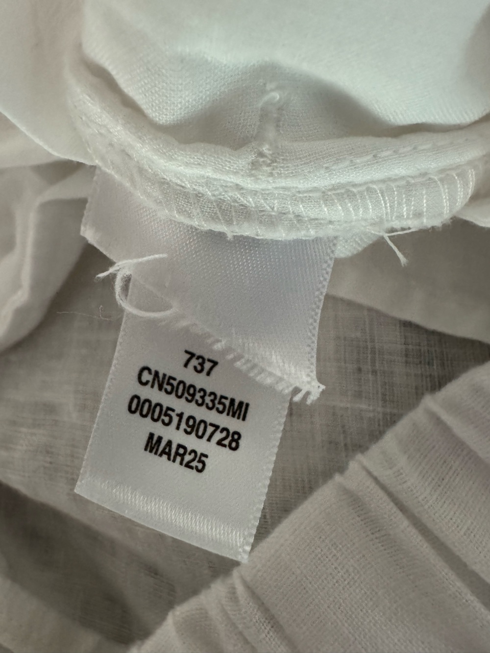 Caslon Sz M white linen wide leg flowy pants - Picture 4 of 8